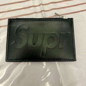 Black Leather Card Holder